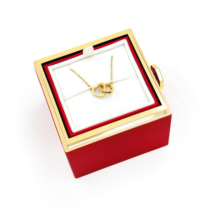 Eternal Rose Box with Necklace - The perfect gift for your Soulmate💜